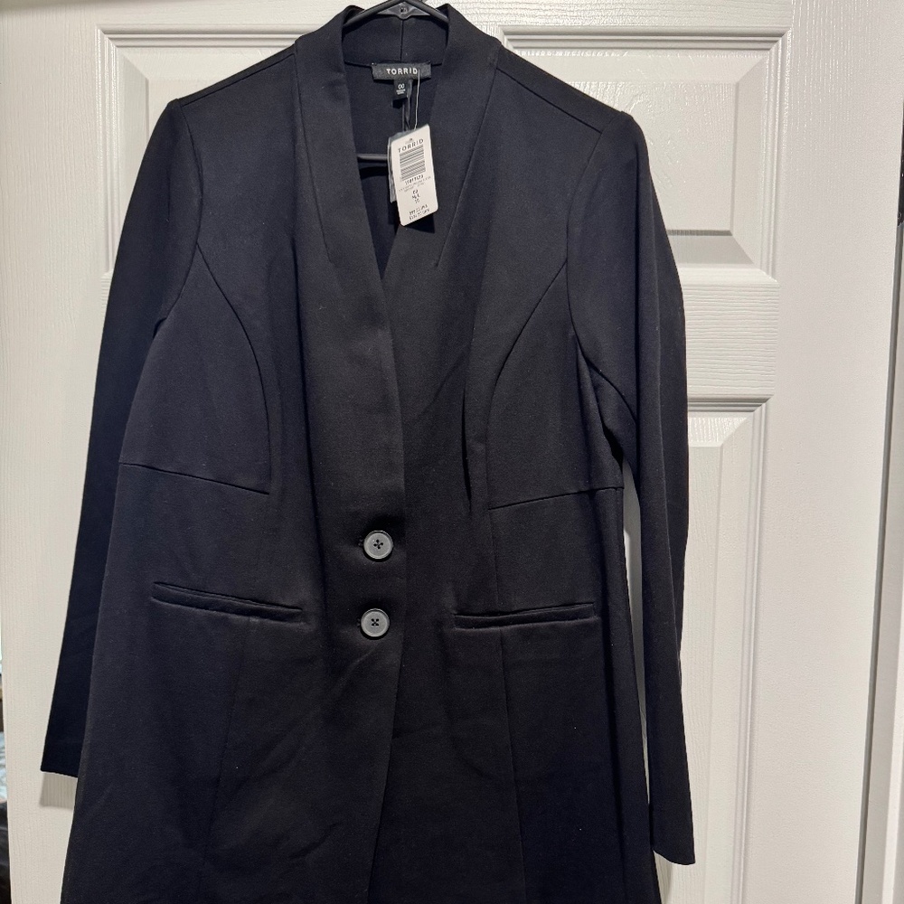 New Black blazer from Torrid